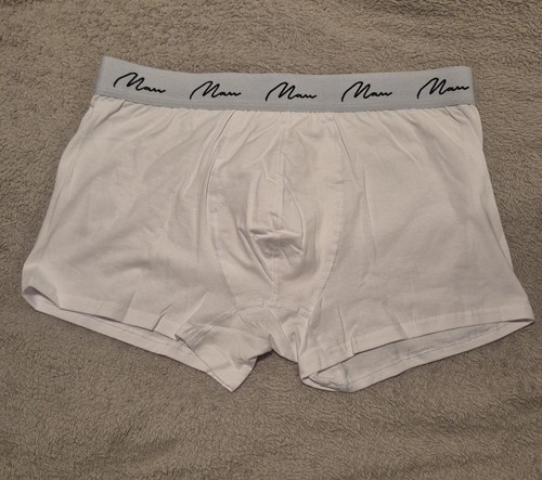 Men white boxer - white,