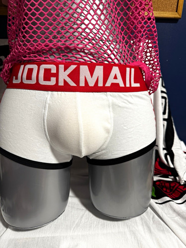 Jockmail men white - men’s, red