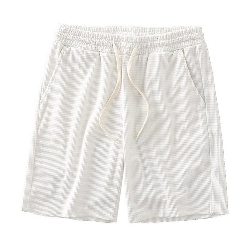 Men waffle texture shorts - waffle,