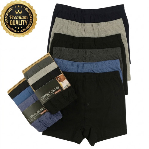 Pairs mens plain boxer - 6,
